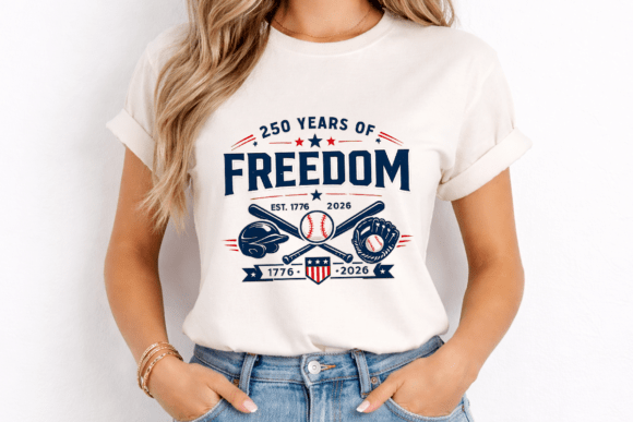 250 Years of Freedom Baseball PNG: Integrating Patriotic Sports Art into Production Workflows