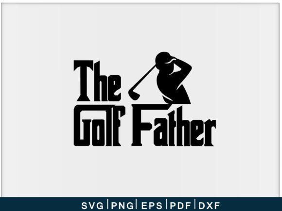 Golf Father Men Golfing: Digital Gift Design
