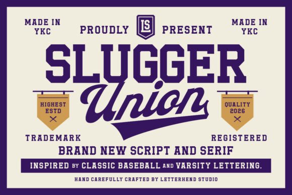 Slugger Union: Bringing Bold Varsity Spirit to Modern Design