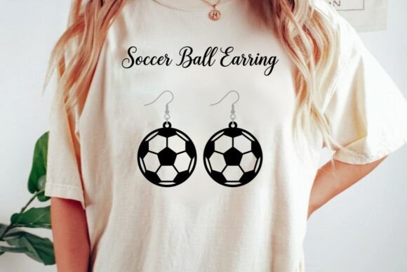 Soccer Ball Earrings: A Creative Design Asset