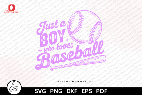 The Business of Nostalgia: Leveraging the Just a Boy Who Loves Baseball PNG SVG in Modern Merchandising